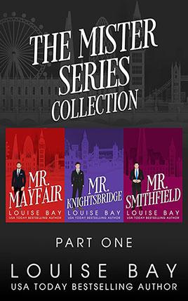 The Mister Series Collection by author Louise Bay. Part One cover.