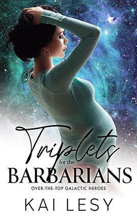 Triplets for the Barbarians by author Kai Lesy. Book Four cover.