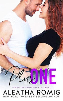 Plus One by author Aleatha Romig book cover.