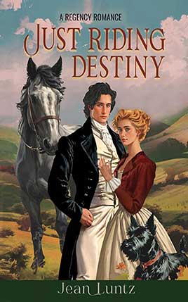 Just Riding Destiny by author Jean Luntz book cover.