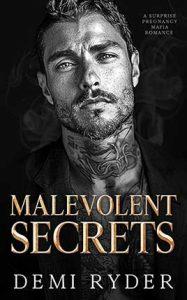 Malevolent Secrets by author Demi Ryder book cover.