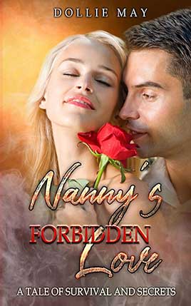 Nanny's Forbidden Love by author Dollie May book cover.