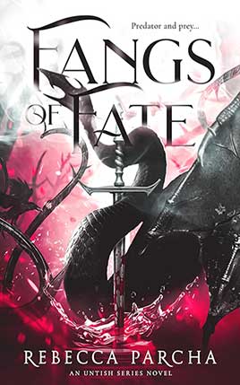 Fangs of Fate by author Rebecca Parcha. Book One cover.