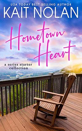 Hometown Heart by author Kait Nolan. Book cover.
