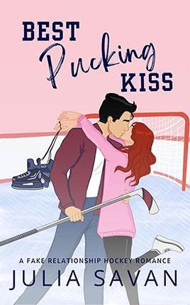 Best Pucking Kiss by author Julia Savan. Book cover.