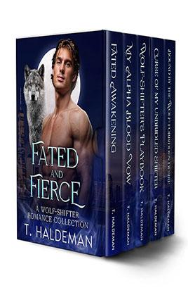 Fated and Fierce by author T. Haldeman. Book cover.
