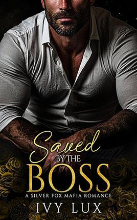 Saved by the Boss by author Ivy Lux. Book cover.