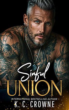 Sinful Union by author K.C. Crowne. Book cover.