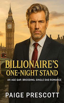 Billionaire's One-Night Stand by author Paige Prescott. Book cover.
