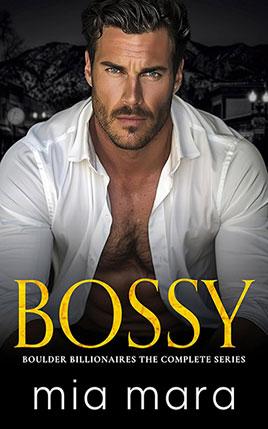 Bossy by author Mia Mara. Book cover.