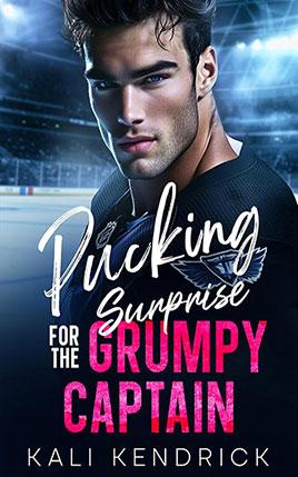 Pucking Surprise for the Grumpy Captain by author Kali Kendrick. Book cover.