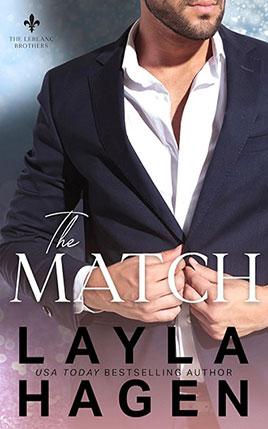The Match by author Layla Hagen. Book cover.