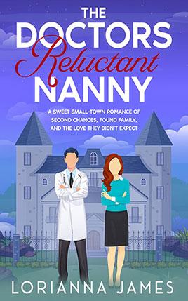 The Doctors Reluctant Nanny by author Lorianna James. Book cover.