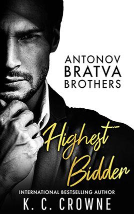 Highest Bidder by author K.C. Crowne. Book cover.
