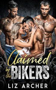 Claimed by the Bikers by author Liz Archer. Book Four cover.