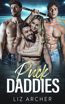 Puck Daddies by author Liz Archer. Book cover.
