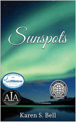 Sunspots by author Karen S. Bell. Book cover.