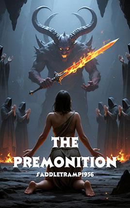 The Premonition by author Saddletramp 1956. Book cover.