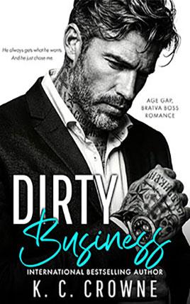 Dirty Business by author K.C. Crowne. Book cover.